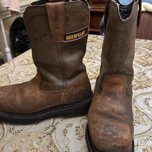Caterpillar steel toe boots size US 7 Men - Picture 4 of 11